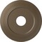 Ekena Millwork Adonis Ceiling Medallion (Fits Canopies up to 10 1/4"), 16 1/8"OD x 3 5/8"ID x 1"P, Warm Silver CM16ADWSS - alternate 1